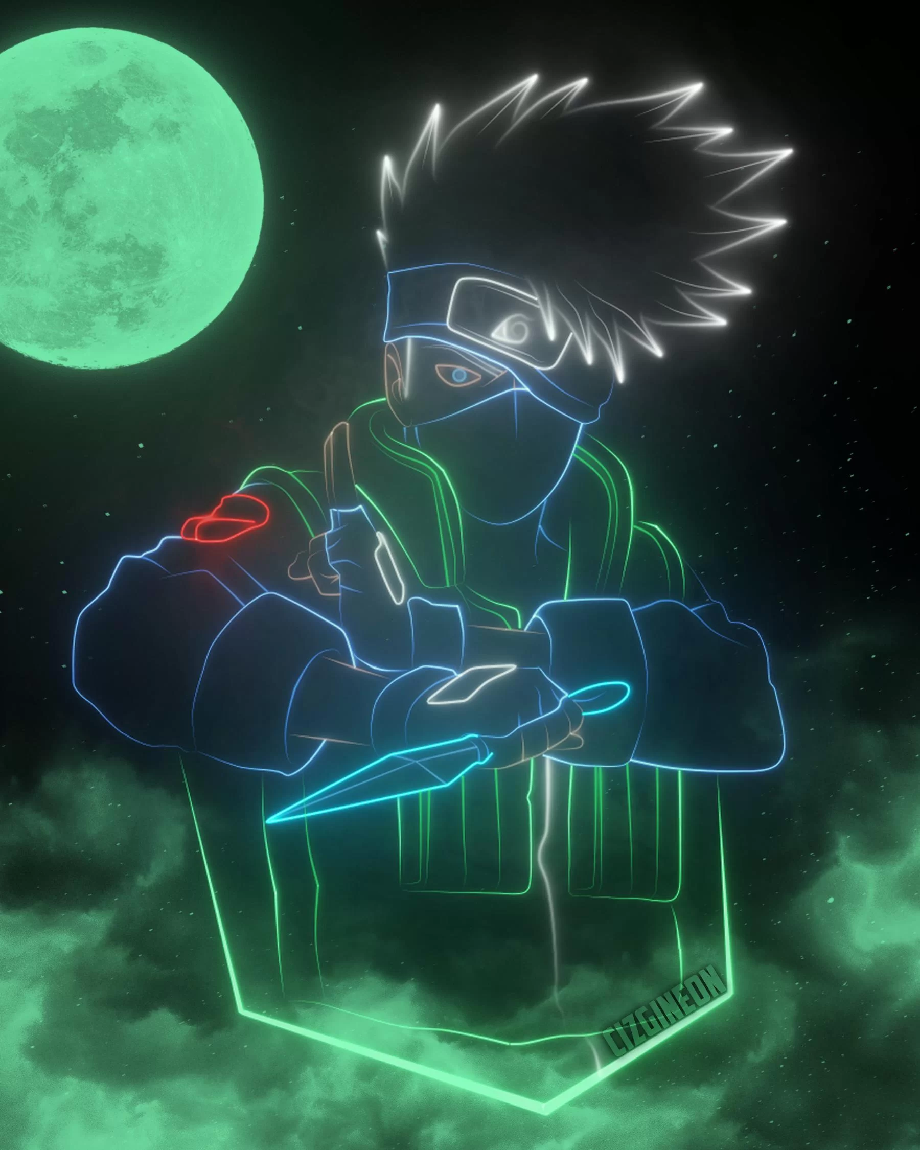 Free Download Naruto Neon Wallpaper 4k Page 756720 (1800 x 2250)