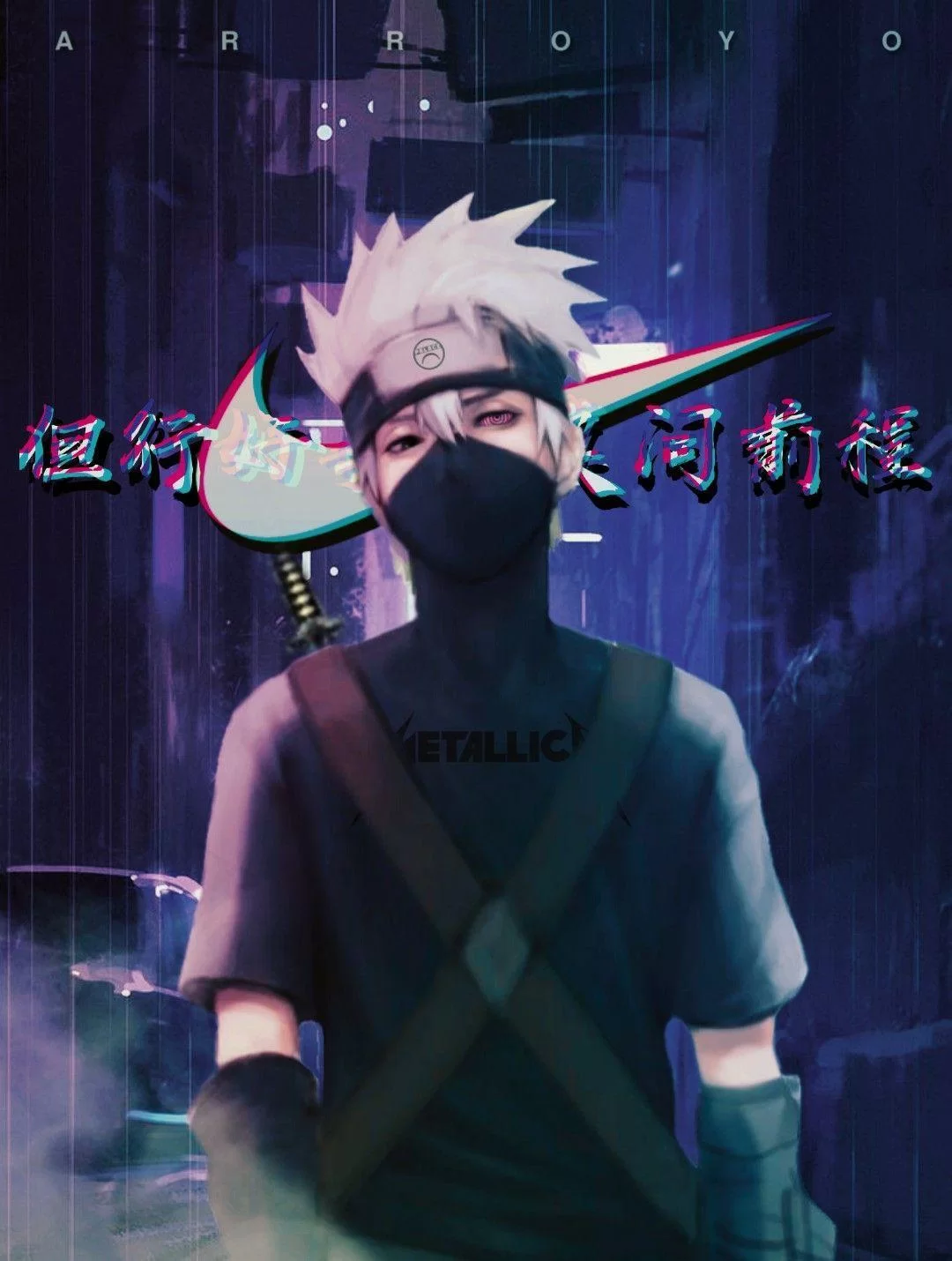 Free Download Naruto Neon Wallpaper 4k Page 756742 (1080 x 1430)