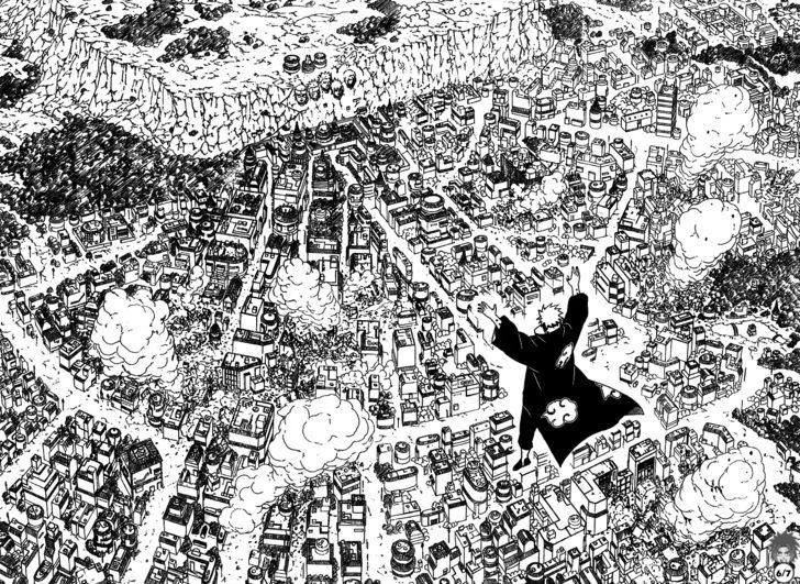Free Download Naruto Pain Above Konoha Wallpaper Page 757747 (728 x 531)
