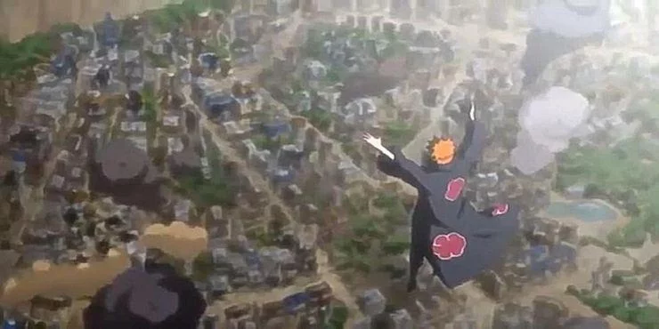 Free Download Naruto Pain Above Konoha Wallpaper Page 757763 (740 x 370)