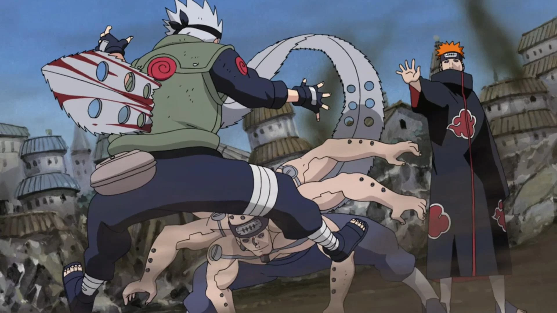 Free Download Naruto Pain Above Konoha Wallpaper Page 757790 (1920 x 1080)