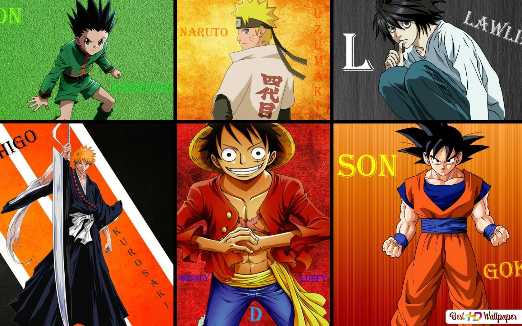 Free Download Naruto One Piece And Dragon Ball Z Wallpaper Page 766042 (1680 x 1050)
