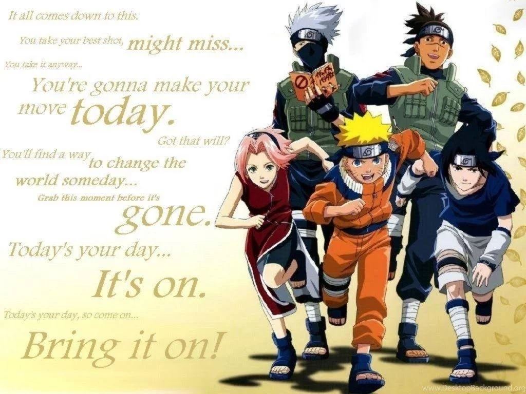 Free Download Naruto Quotes Desktop Wallpaper Page 766624 (1024 x 768)