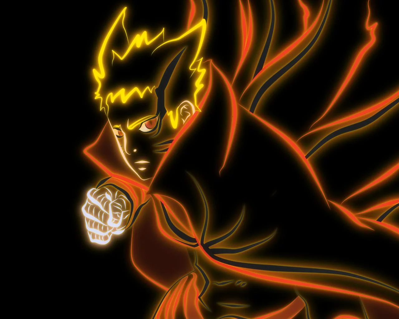 Free Download Naruto Nine Tails Mode Wallpaper Hd Page 766662 (1280 x 1024)