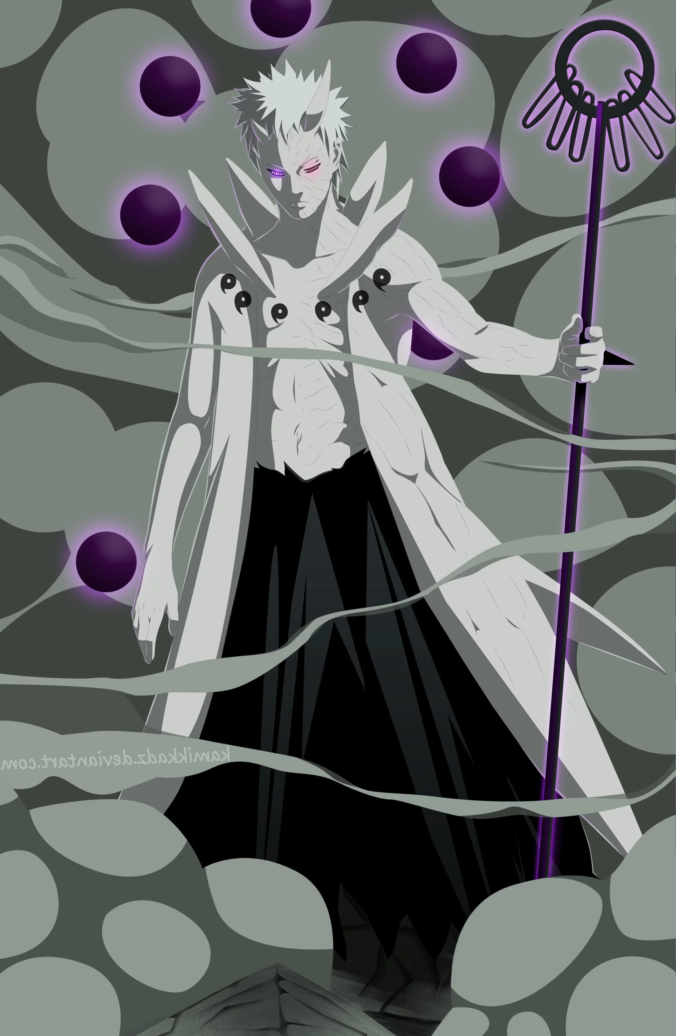 Free Download Naruto Obito Wallpaper 3 Monitor Page 767215 (2225 x 3408)