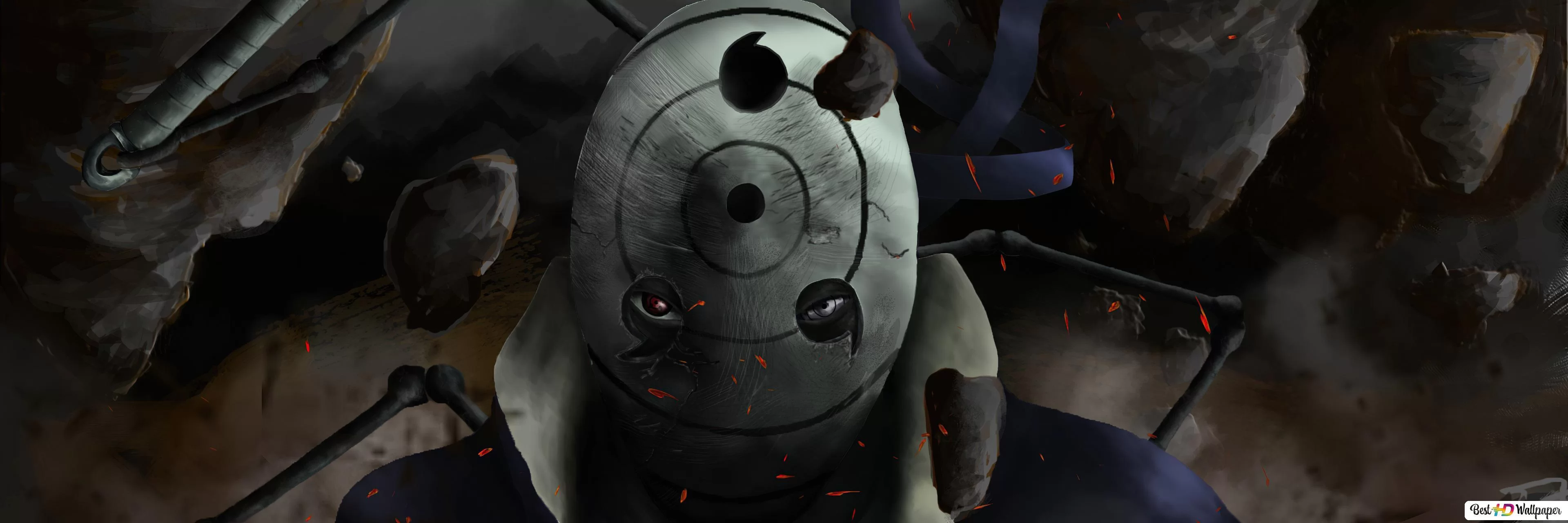 Free Download Naruto Obito Wallpaper 3 Monitor Page 767217 (3840 x 1280)