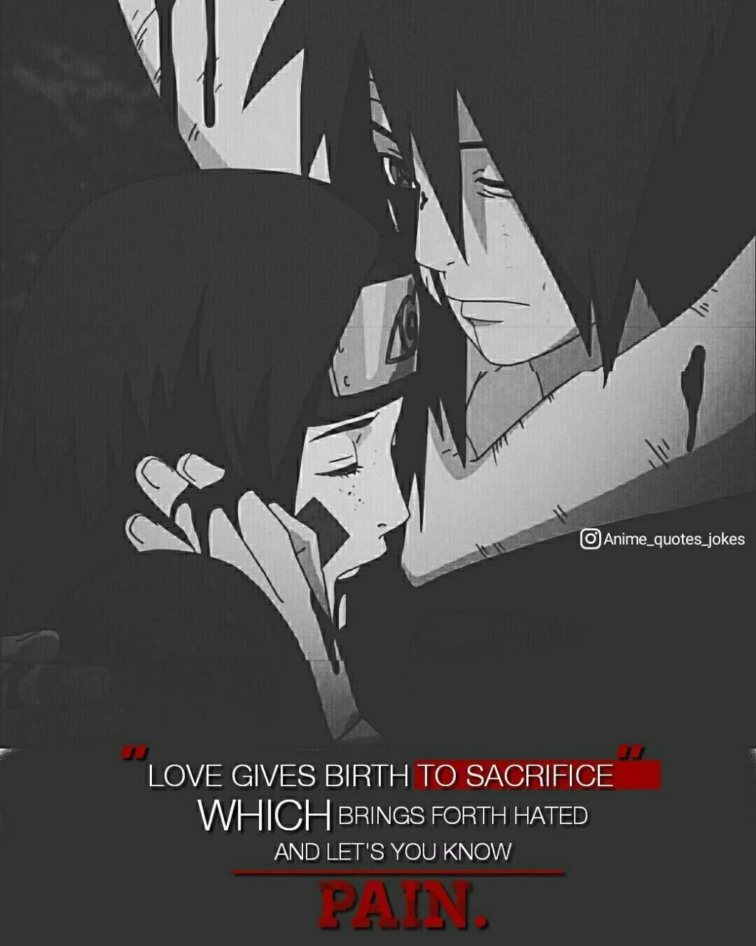 Free Download Naruto Pain Quote Wallpaper Iphone X Page 770495 (1060 x 1325)