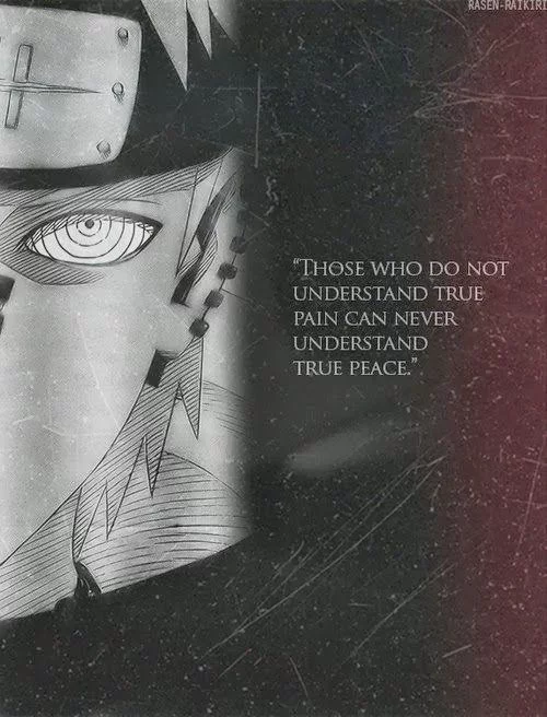 Free Download Naruto Pain Quote Wallpaper Iphone X Page 770496 (500 x 656)