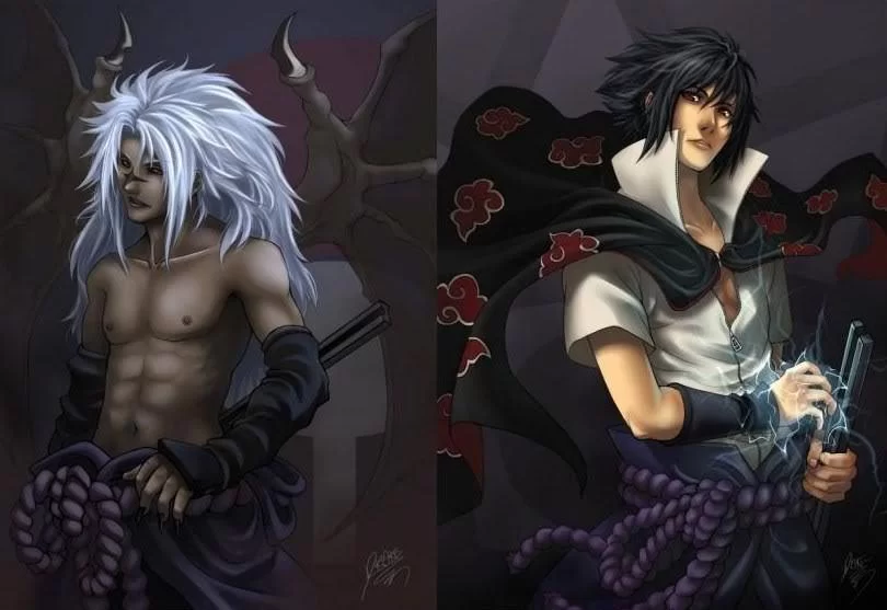 Free Download Naruto Nine Tailed Fox Vs Sasuke Curse Mark Wallpaper Page 780412 (810 x 557)