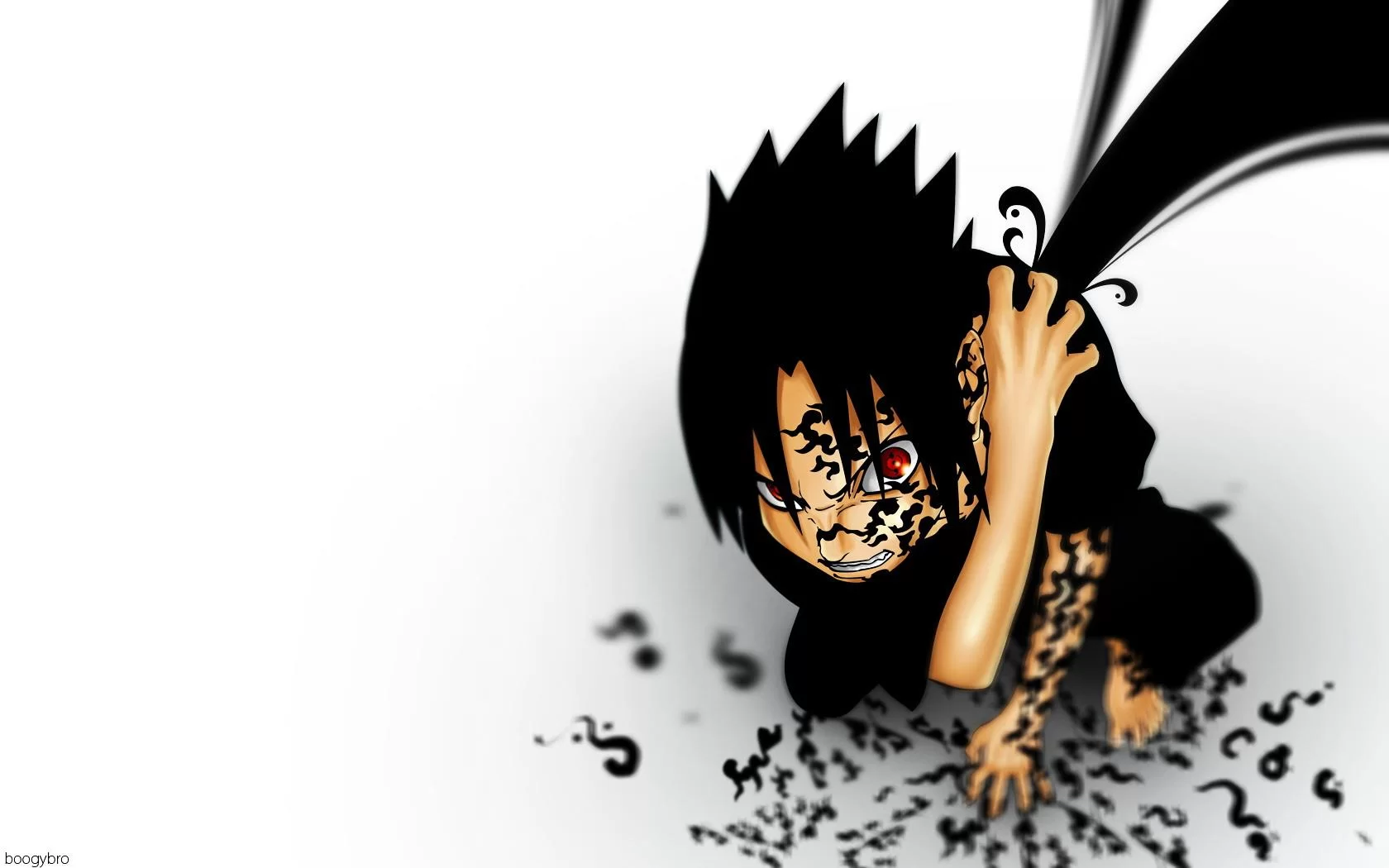 Free Download Naruto Nine Tailed Fox Vs Sasuke Curse Mark Wallpaper Page 780422 (1680 x 1050)