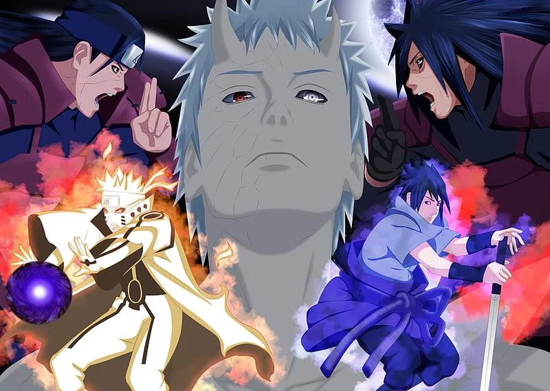Free Download Naruto Nine Tailed Fox Vs Sasuke Curse Mark Wallpaper Page 780423 (800 x 569)