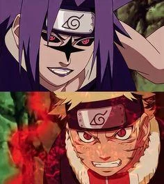 Free Download Naruto Nine Tailed Fox Vs Sasuke Curse Mark Wallpaper Page 780429 (236 x 264)