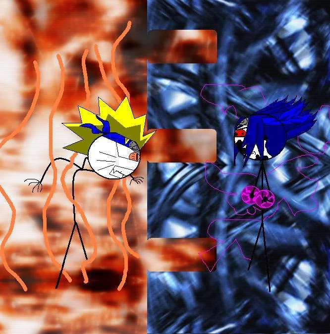 Free Download Naruto Nine Tailed Fox Vs Sasuke Curse Mark Wallpaper Page 780437 (666 x 674)