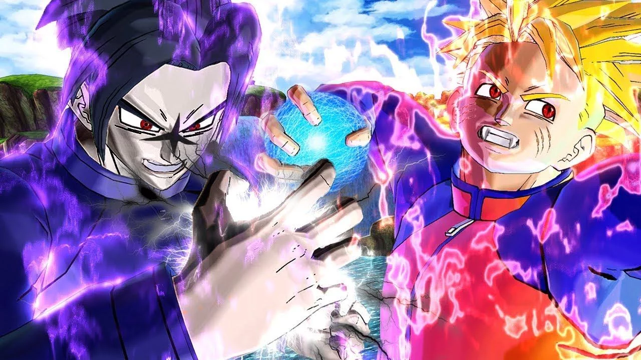 Free Download Naruto Nine Tailed Fox Vs Sasuke Curse Mark Wallpaper Page 780449 (1280 x 720)