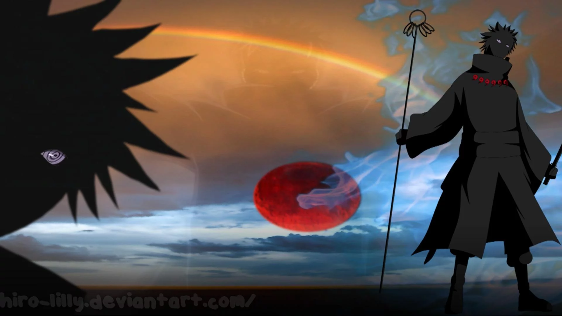 Free Download Naruto Rikudou Sennin Kyuubi Rinnegan Wallpaper Page 782149 (1920 x 1080)