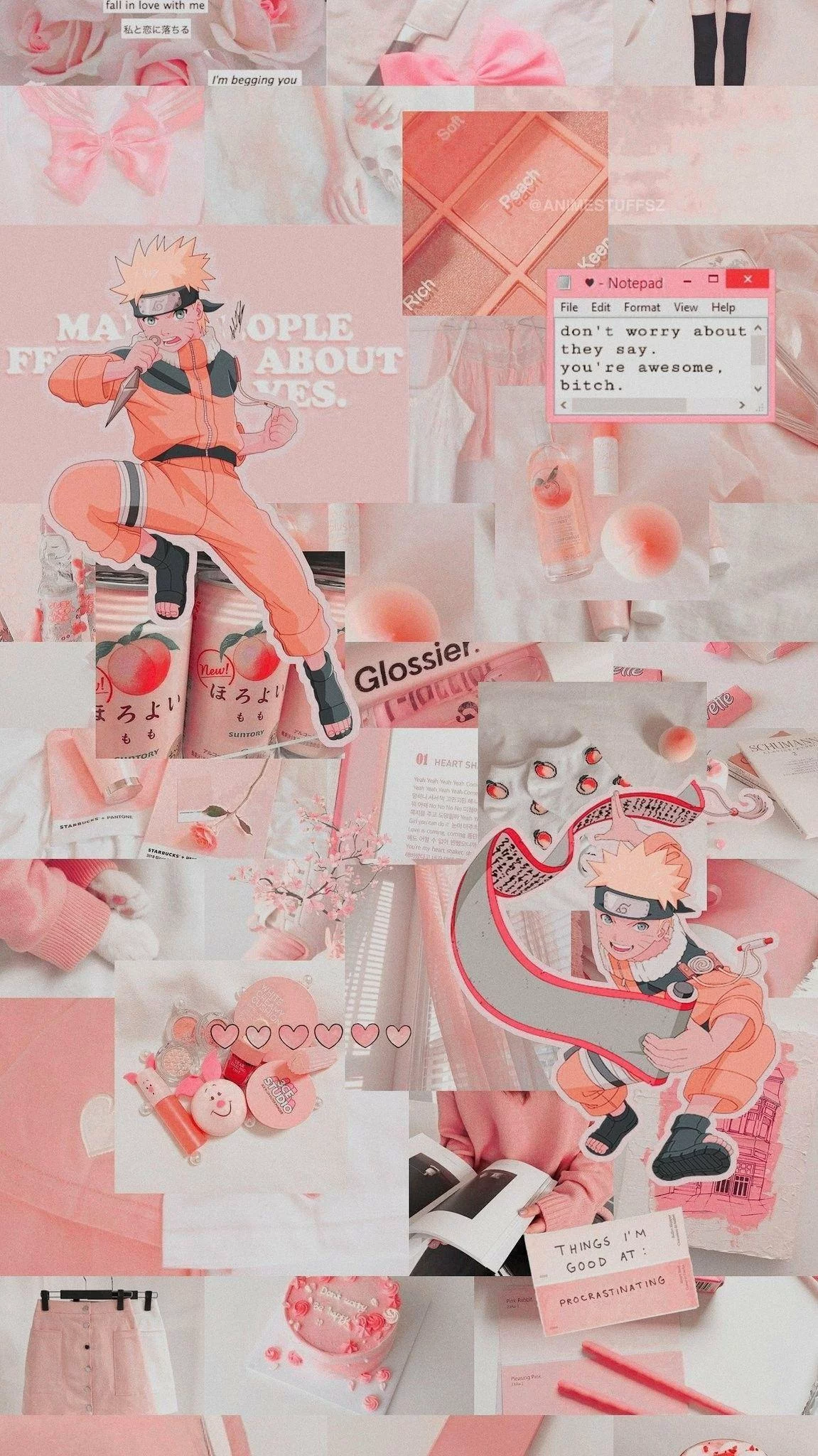 Free Download Naruto Rose Gold Wallpaper Page 782597 (1151 x 2048)