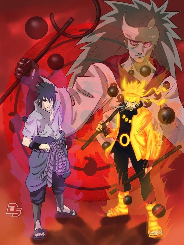 Free Download Naruto Sage Of Six Paths Vs Sasuke Rinnegan Wallpaper Page 782639 (736 x 981)