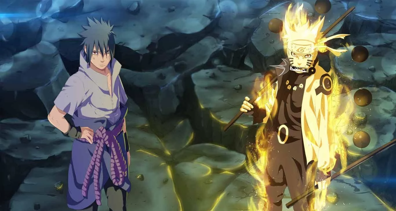 Free Download Naruto Vs Sasuke Cell Phone Wallpaper Page 783798 (1366 x 727)