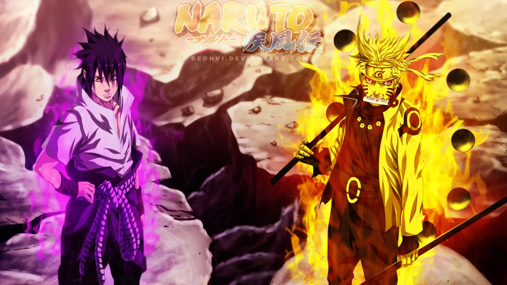 Free Download Naruto Sage Mode Kyuubi Wallpaper Page 787200 (1920 x 1080)