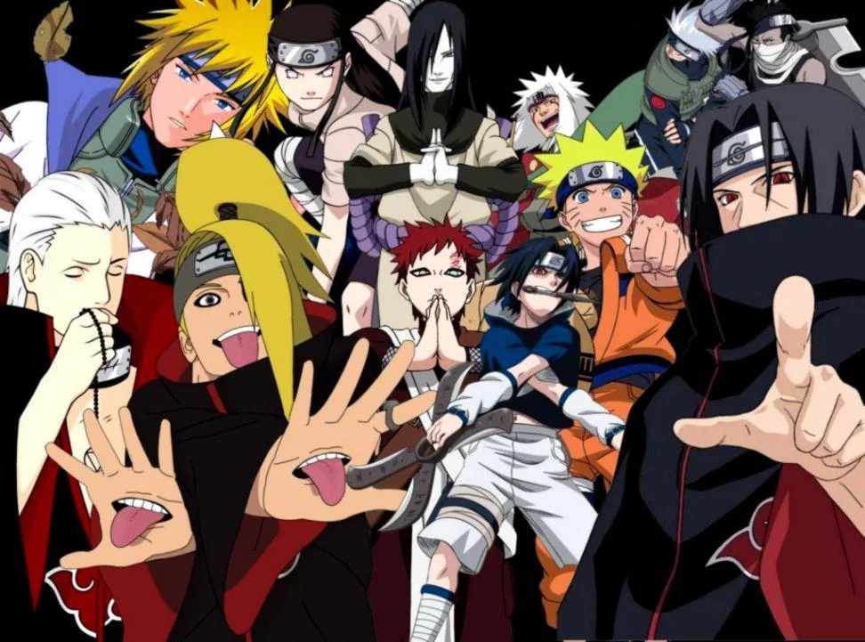 Free Download All Naruto Characters Background Wallpape Page 79966 (972 x 721)