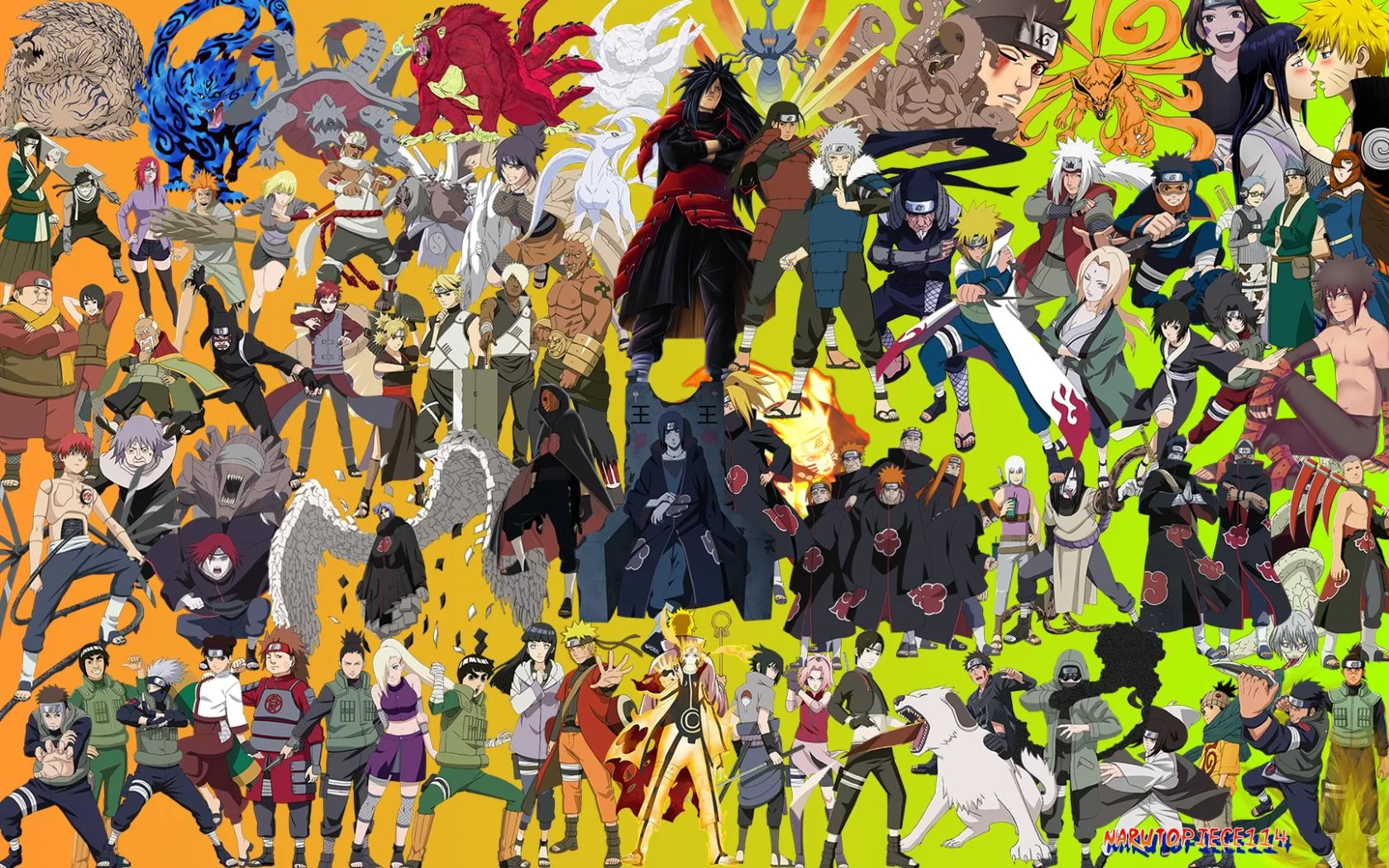 Free Download All Naruto Characters Background Wallpape Page 80001 (1680 x 1050)