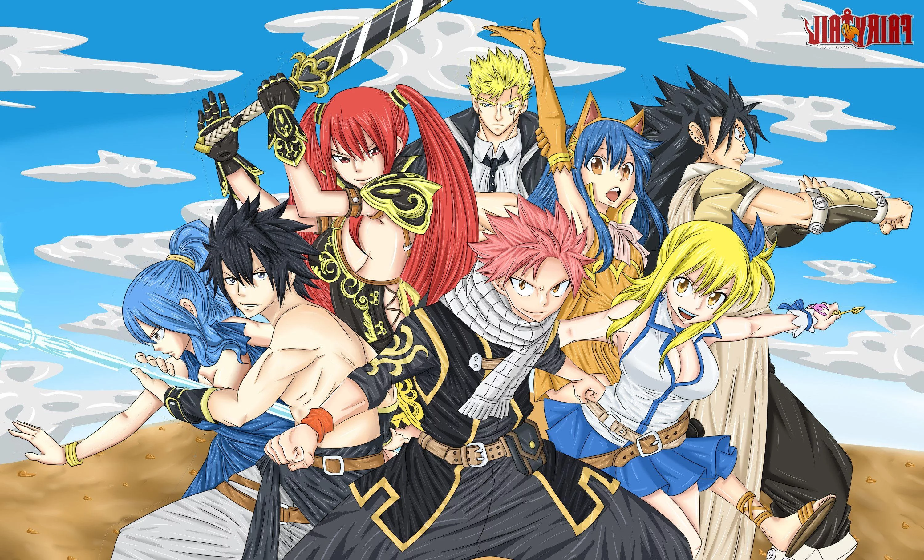 Free Download Naruto Sao Bleach Fairy Tail Wallpaper Page 800502 (3000 x 1821)