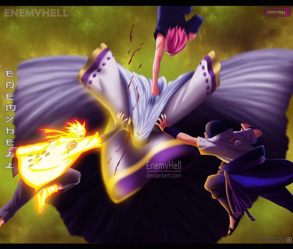 Free Download Naruto Sasuke And Sakura Punch Kaguya Wallpaper Page 800644 (970 x 824)