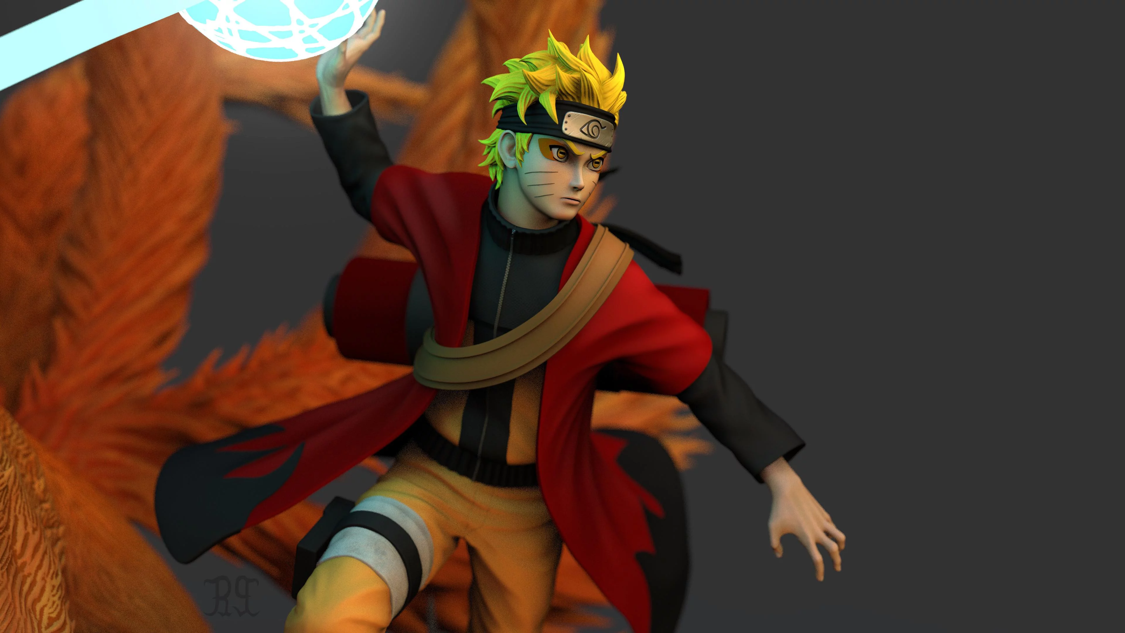 Free Download Naruto Sage Mode Rasenshuriken Wallpaper Page 800836 (3840 x 2160)