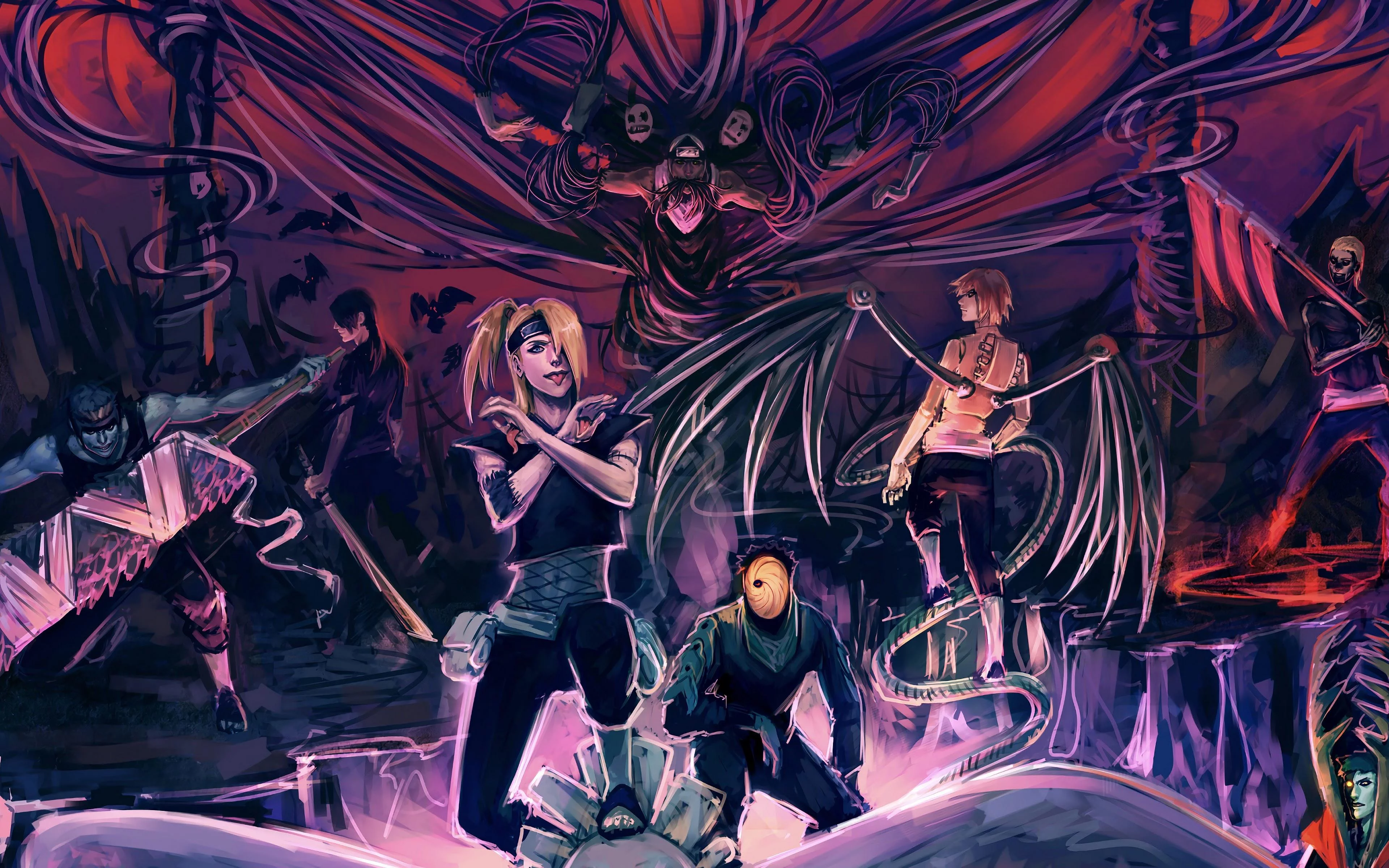 Free Download Akatsuki Naruto Wallpaper 1280x720 Page 80255 (3840 x 2400)