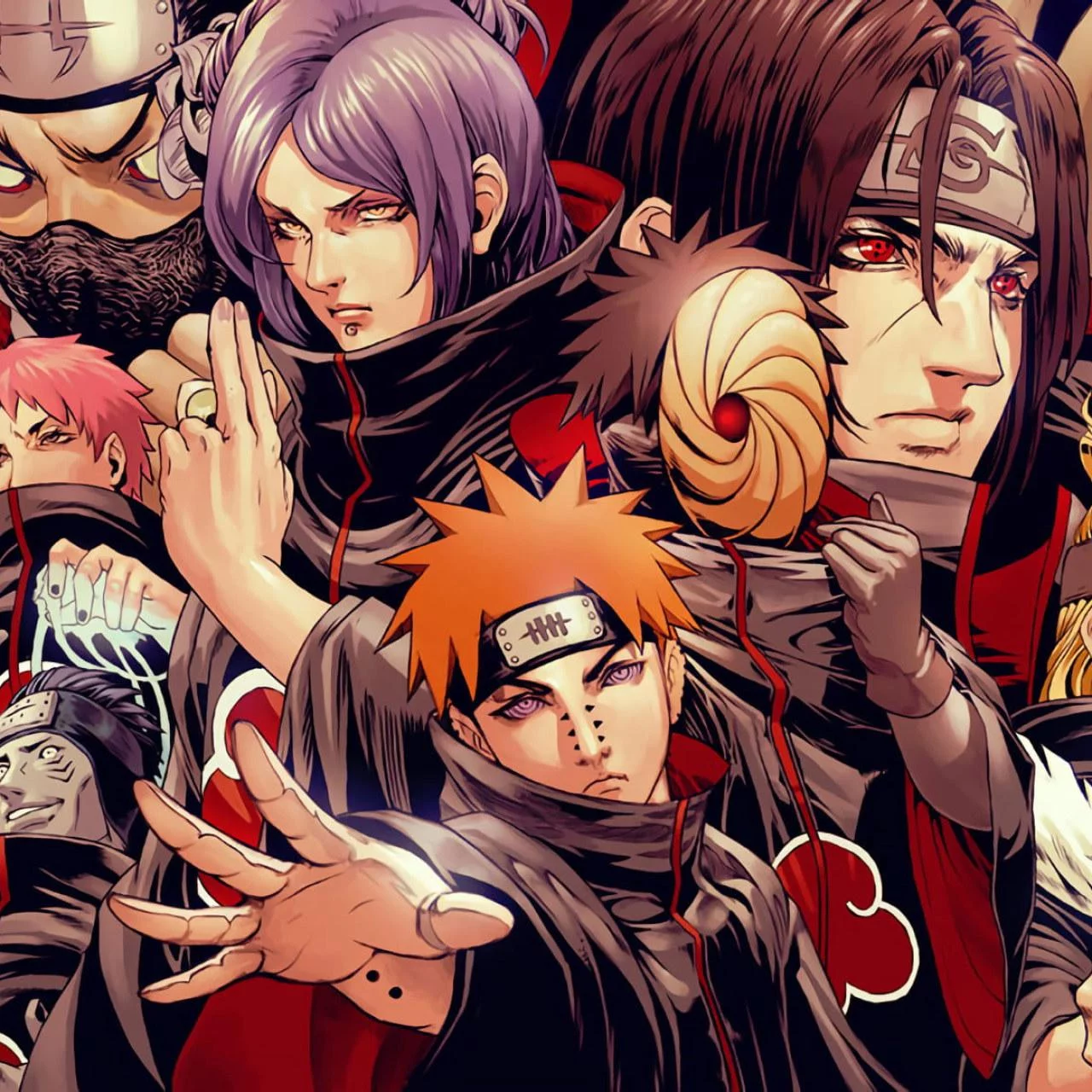 Free Download Akatsuki Naruto Fanart Wallpaper Page 80363 (1280 x 1280)