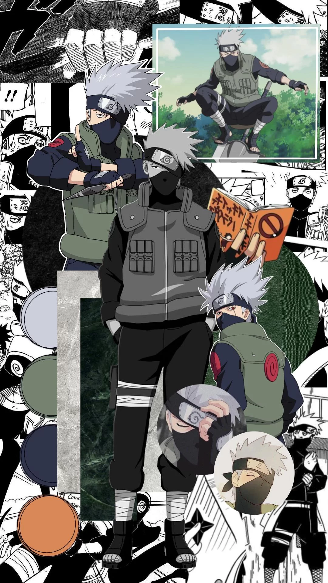 Free Download Aesthetic Naruto Wallpapers Kakashi Page 80472 (1080 x 1920)