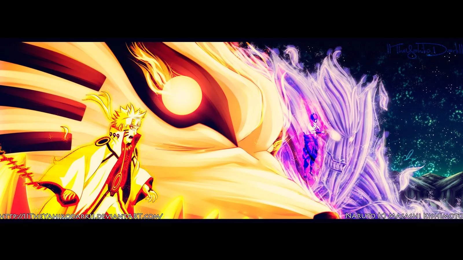 Free Download Naruto Sage Mode Vs Sasuke Eternal Sharingan Wallpaper Page 804905 (1600 x 900)