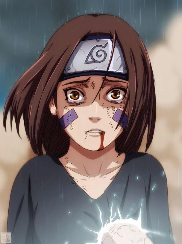 Free Download Naruto Rin Crying Wallpaper Page 805340 (608 x 818)