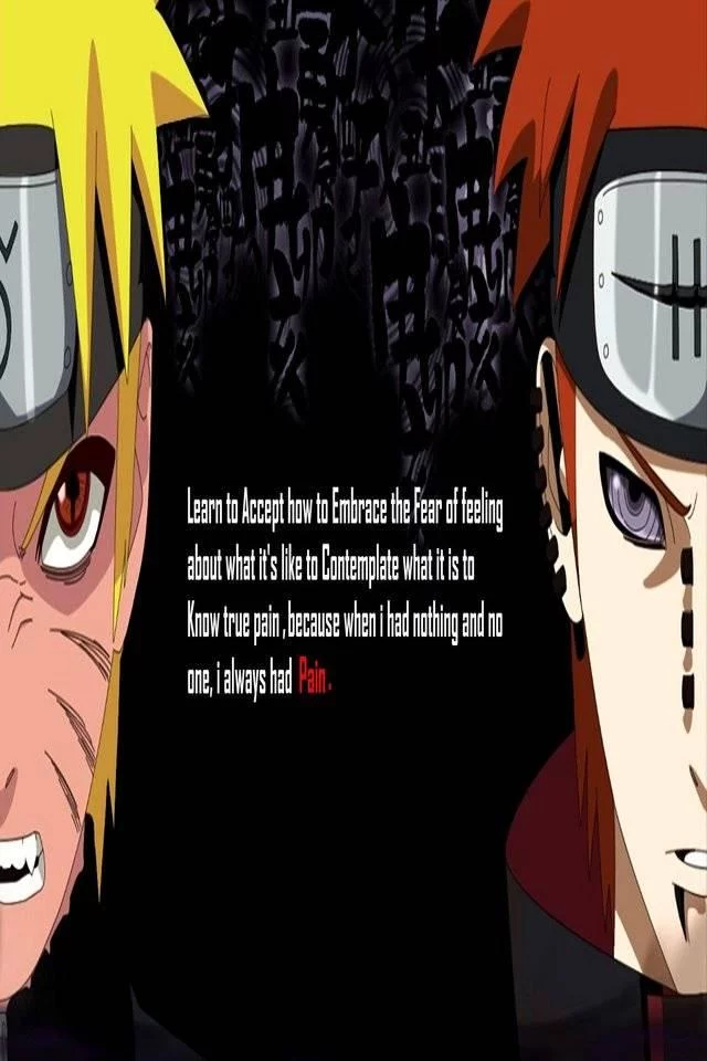 Free Download Naruto Quotes About Pain Wallpaper Page 808720 (640 x 960)