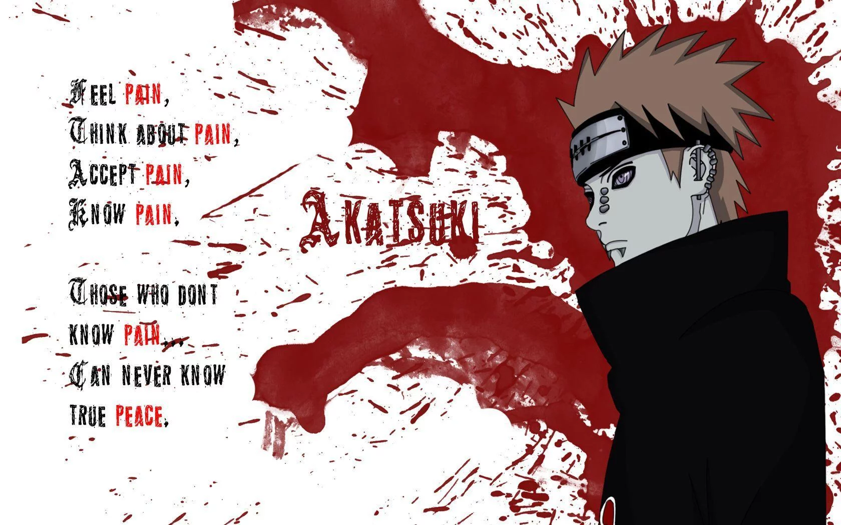 Free Download Naruto Quotes About Pain Wallpaper Page 808721 (1680 x 1050)