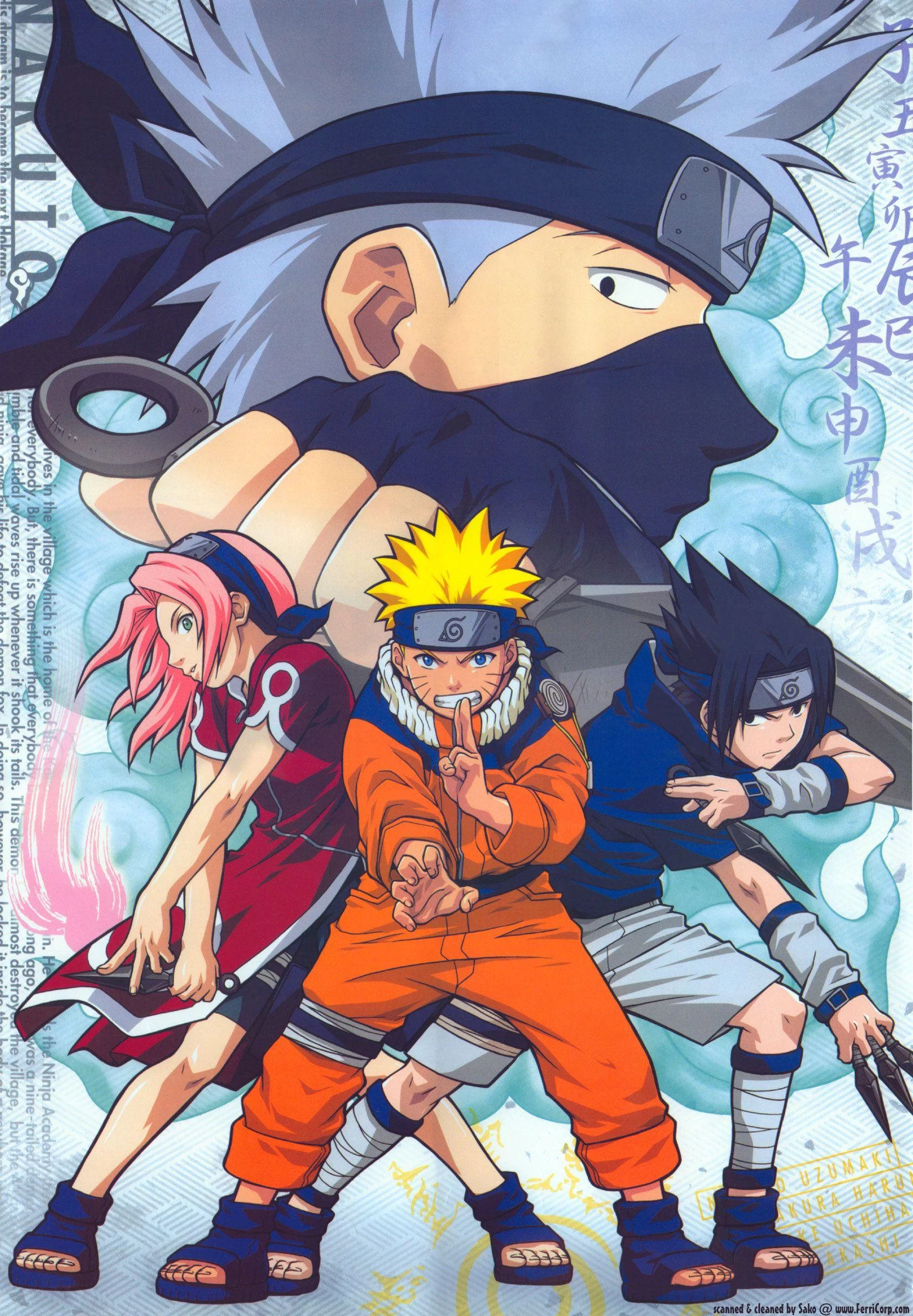 Free Download Naruto Sasuke Sakura Kakashi Wallpaper Page 813380 (1665 x 2400)
