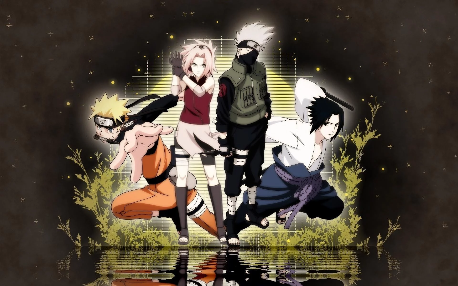 Free Download Naruto Sasuke Sakura Kakashi Wallpaper Page 813384 (1920 x 1200)