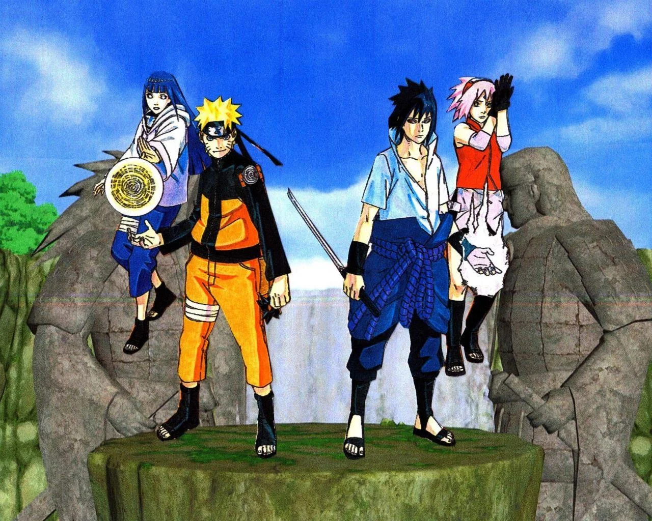 Free Download Naruto Sasuke Sakura And Hinata Wallpaper Wallpaper Cave Page 813490 (1280 x 1024)