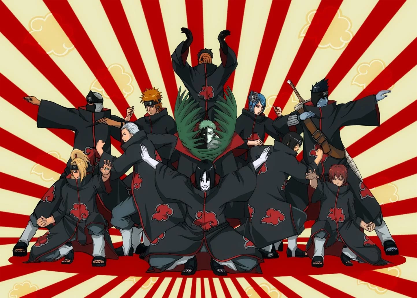 Free Download Naruto Sasuke Sakura Akatsuki Wallpaper Page 813566 (1443 x 1033)