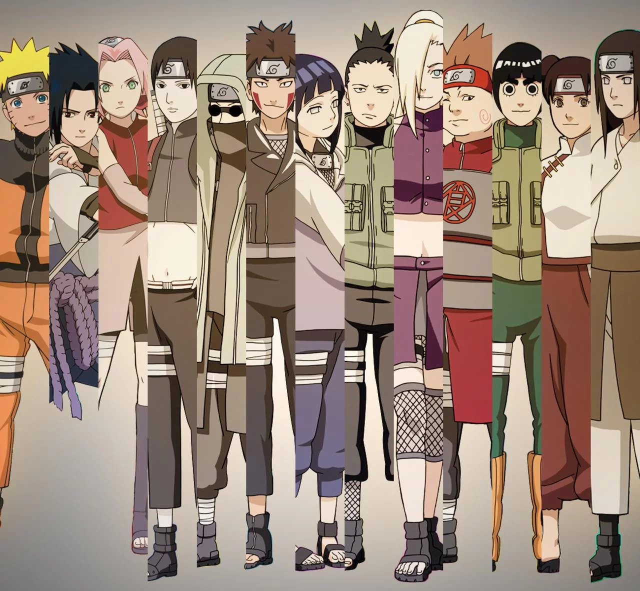 Free Download Naruto Sasuke Gaara Neji And Hinata Wallpaper Page 813719 (1280 x 1182)