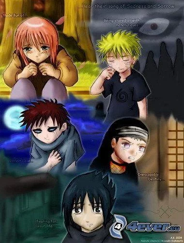 Free Download Naruto Sasuke Gaara Neji And Hinata Wallpaper Page 813720 (380 x 501)