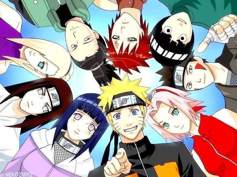 Free Download Naruto Sasuke Gaara Neji And Hinata Wallpaper Page 813726 (800 x 600)
