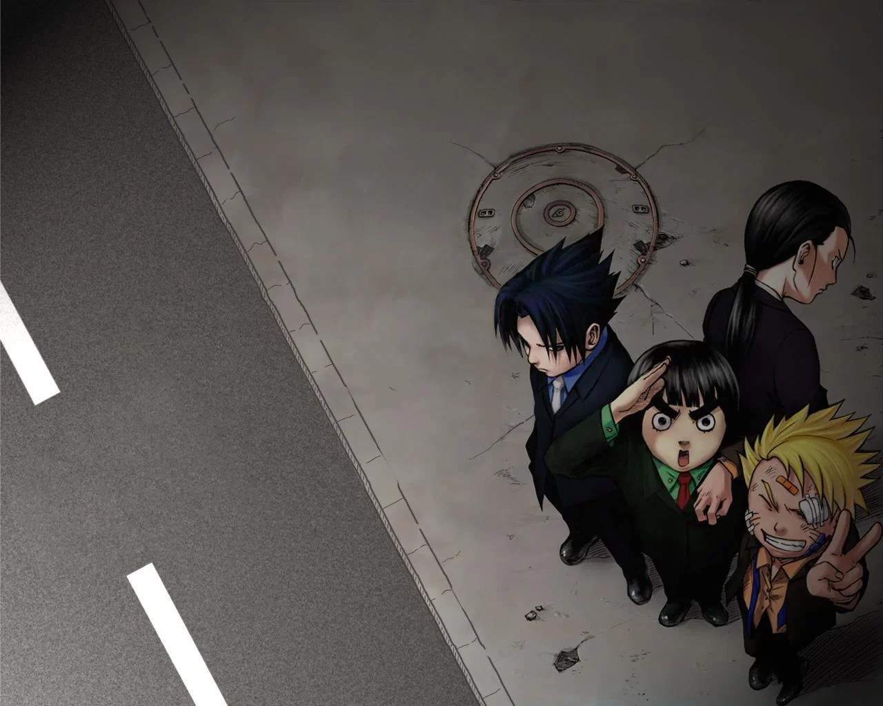 Free Download Naruto Sasuke Gaara Neji And Hinata Wallpaper Page 813753 (1280 x 1024)
