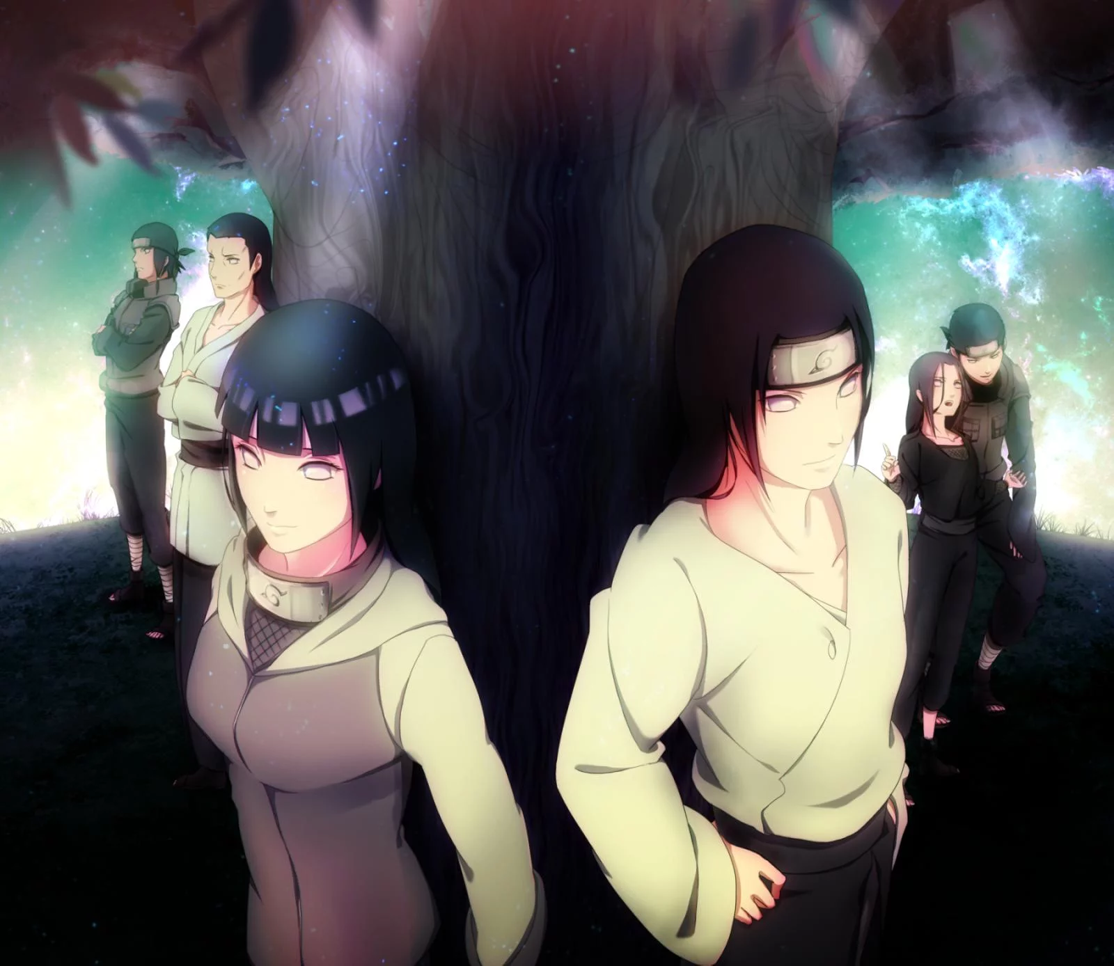 Free Download Naruto Sasuke Gaara Neji And Hinata Wallpaper Page 813780 (1600 x 1388)