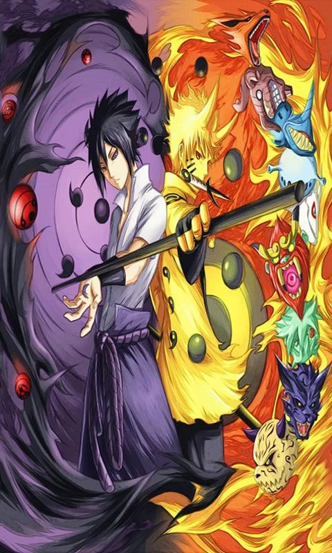 Free Download Naruto Sasuke Rikudou Wallpaper Page 814545 (480 x 800)