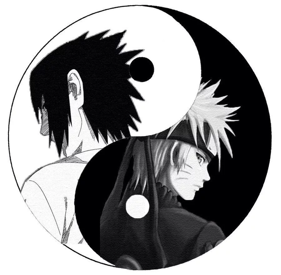 Free Download Naruto Sasuke Ying Yang Wallpaper Page 823383 (900 x 882)
