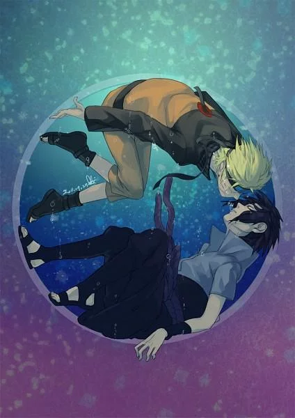 Free Download Naruto Sasuke Ying Yang Wallpaper Page 824353 (424 x 600)