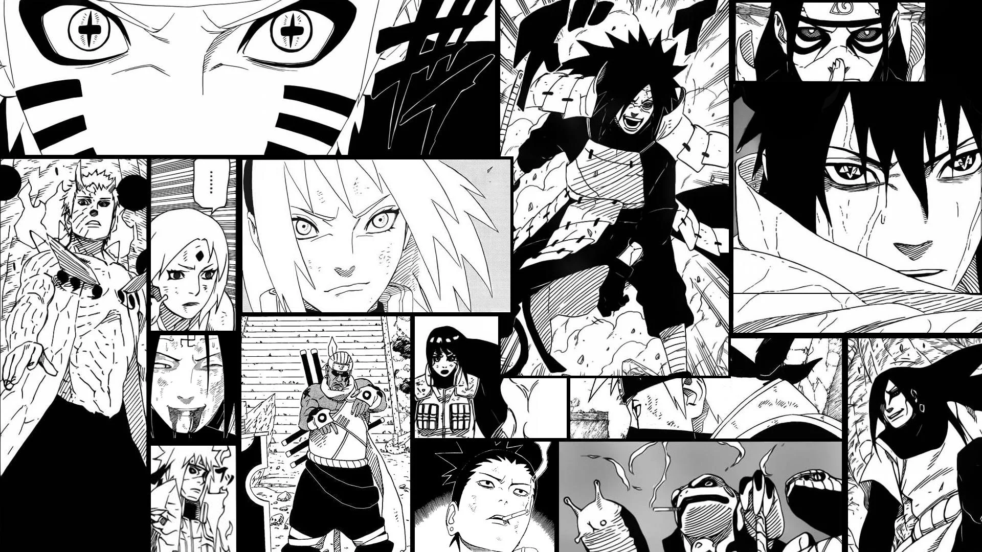 Free Download Naruto Manga Art Wallpaper Page 829076 (1920 x 1080)