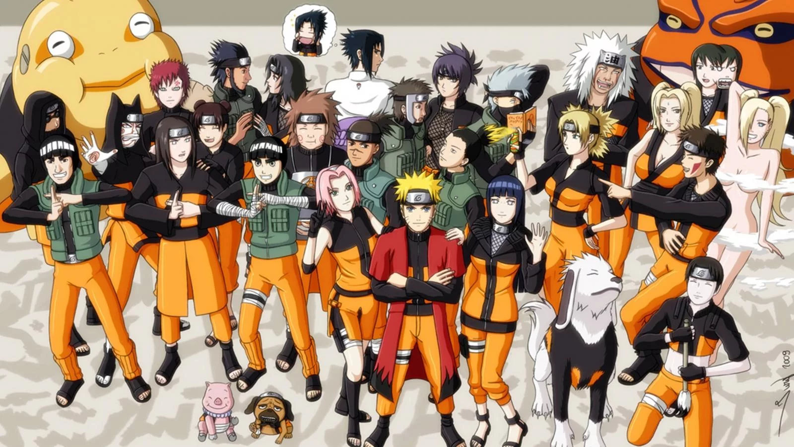 Free Download Naruto And Sasuke Friends Wallpaper Page 830 (1600 x 900)