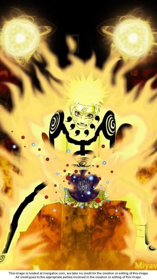 Free Download Naruto Nine Tails Chakra Mode Iphone Wallpaper Page 834739 (540 x 960)